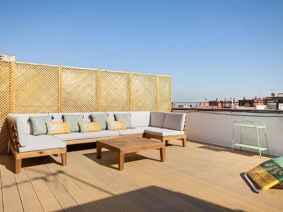 Delightfull With Terraze 3Beds Apartment Barcelona 0*,